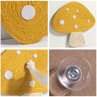 HKM-658771 Durable Cotton Rope Cat Scratcher with Suction Cup - Multiple Colors Available