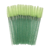 HKM-249811 Disposable Eyelash Brushes with Crystal Rod - 50 Pack