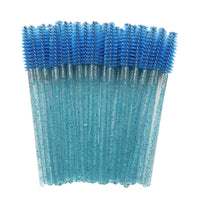 HKM-249811 Disposable Eyelash Brushes with Crystal Rod - 50 Pack