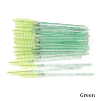 HKM-543571 Crystal Acrylic Eyelash Brush with Nylon Bristles - Multiple Color Options Available