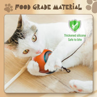 HKM-692883 Self-Rolling Interactive Cat and Dog Toy Ball with Touch Control - Rechargeable, Durable, and Easy to Clean
