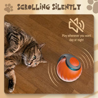 HKM-692883 Self-Rolling Interactive Cat and Dog Toy Ball with Touch Control - Rechargeable, Durable, and Easy to Clean