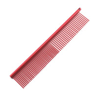 HKM-642707 Stainless Steel Medium Pet Comb with Electroplating and Piano Lacquer Finishes, 19x3.5cm