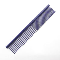 HKM-642707 Stainless Steel Medium Pet Comb with Electroplating and Piano Lacquer Finishes, 19x3.5cm