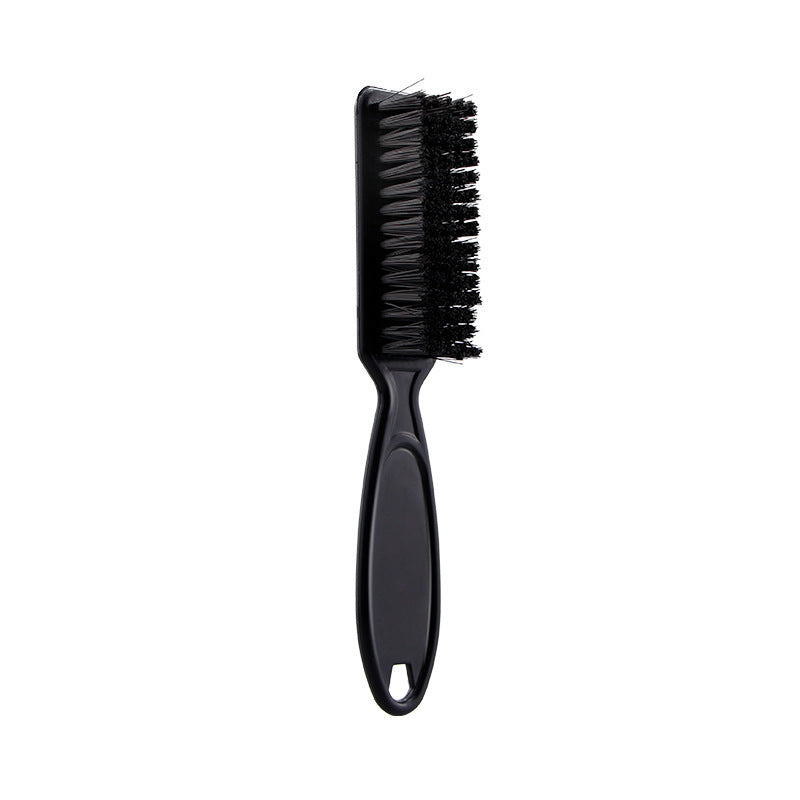 HKM-437779 Retro Gradient Electroplated Hair Brush for Neck Cleaning and Beard Grooming - Available in Gold, Black, and Silver