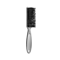HKM-437779 Retro Gradient Electroplated Hair Brush for Neck Cleaning and Beard Grooming - Available in Gold, Black, and Silver