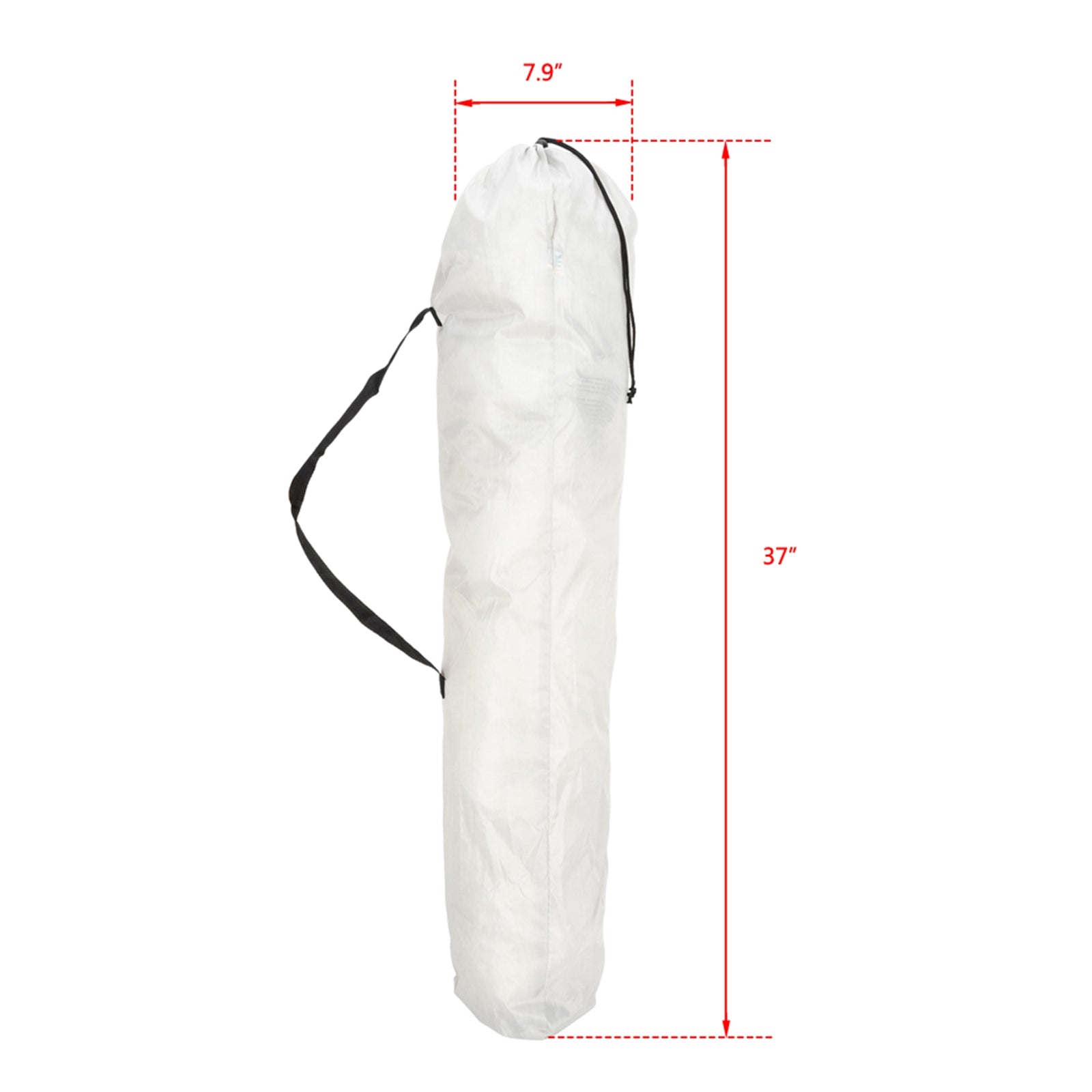 HKM-783123 Grey Iron Frame Camping Chair with Off-White Fabric