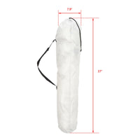 HKM-783123 Grey Iron Frame Camping Chair with Off-White Fabric