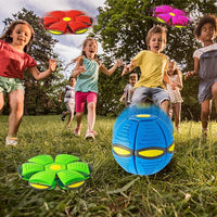 HKM-822803 Magic Flying Saucer Ball for Dogs - Stomp to Transform into Interactive Toy for Outdoor Play, Enhances Training and Activity