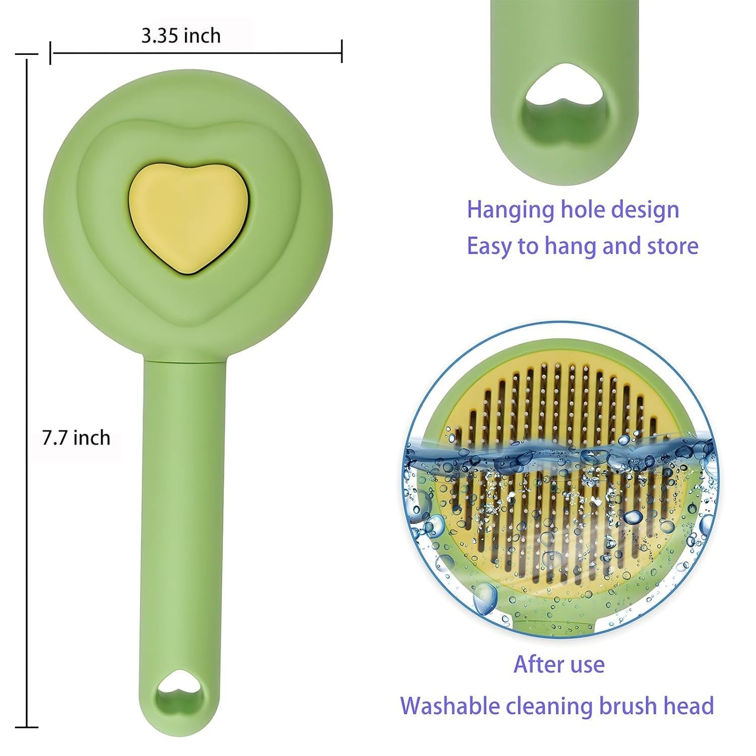 HKM-444947 Pet Beauty One-Click Hair Removal Comb for Cats and Dogs