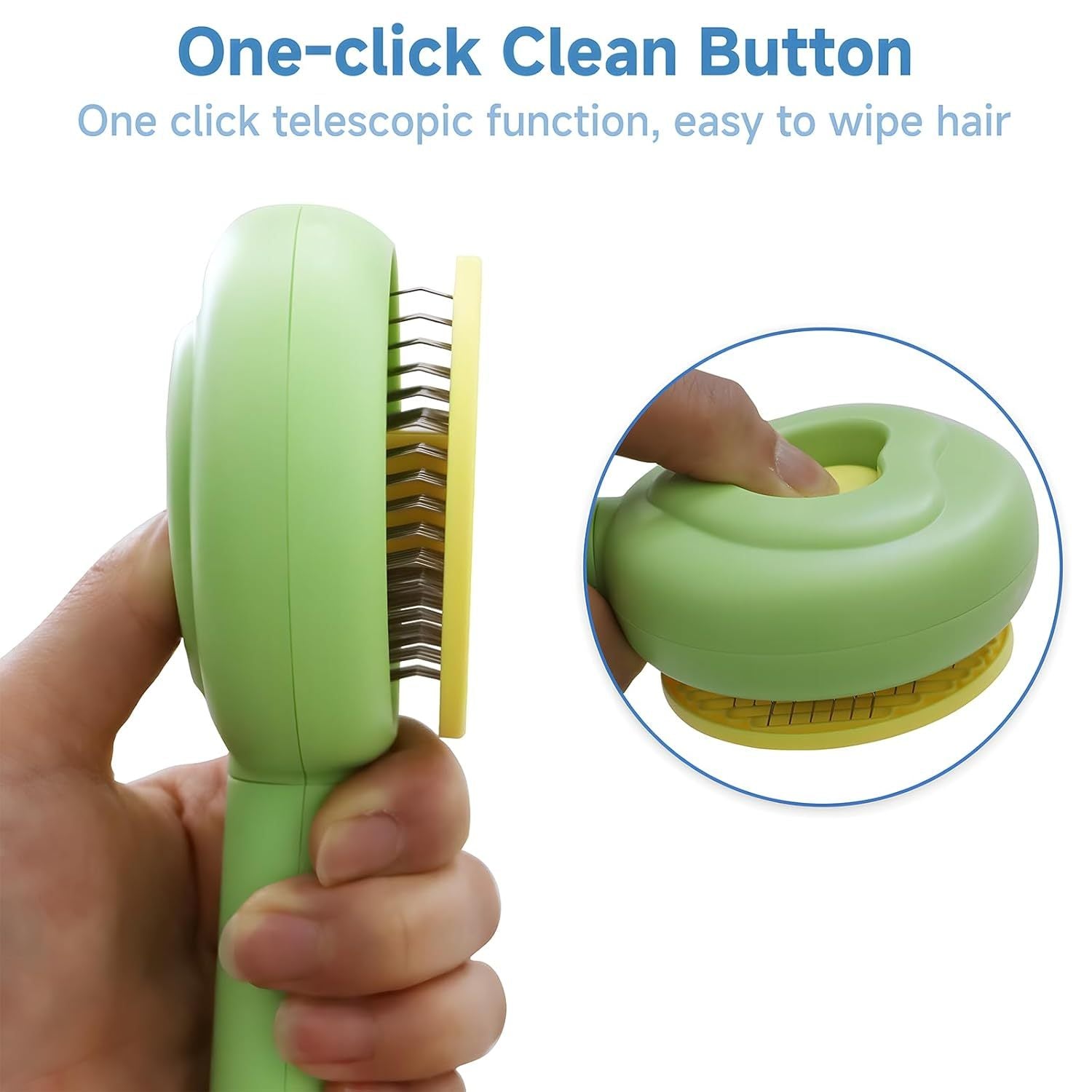 HKM-444947 Pet Beauty One-Click Hair Removal Comb for Cats and Dogs