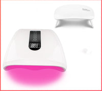 HKM-926995 Two-Handed LED Nail Phototherapy Light Therapy Machine - 96W with 48 Beads - Features 365 & 405 nm Wavelengths