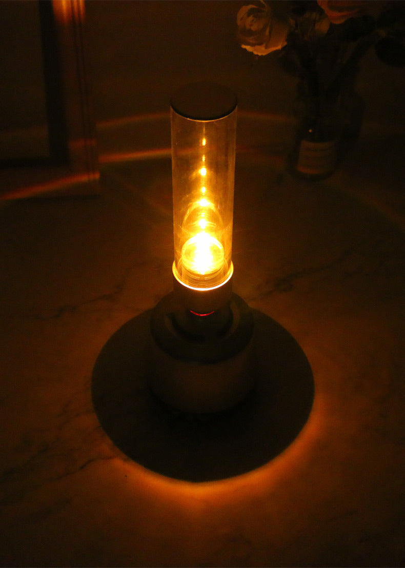 KTX-477139 Candlelight Bluetooth Speaker with Night Light and Immersive Subwoofer Function