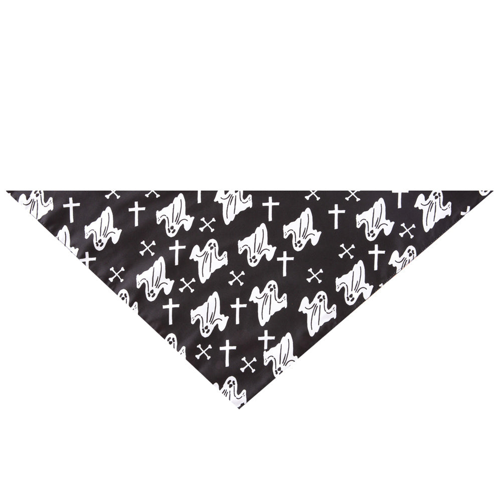 HKM-879827 Halloween Pet Saliva Towel - Casual Style for Pet Care and Festive Fun