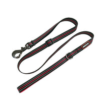 HKM-151827 LED Luminous Nylon Reflective Pet Collar Leash with Multi-Flash Modes