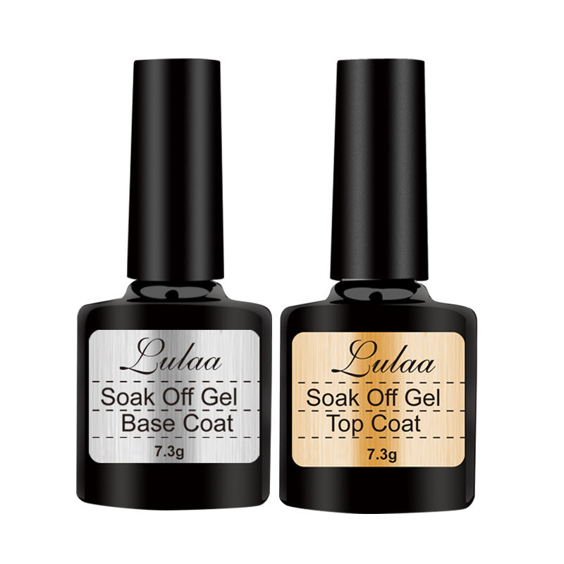 HKM-056915 Clear Waterproof Nail Polish Base Oil Reinforcement Glue - 7.5ml Sealing Layer for All Skin Types