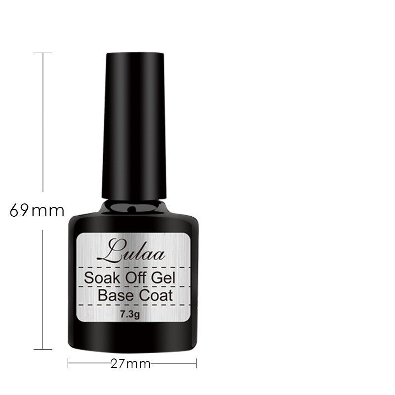 HKM-056915 Clear Waterproof Nail Polish Base Oil Reinforcement Glue - 7.5ml Sealing Layer for All Skin Types