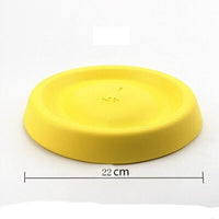 HKM-640531 Interactive EVA Rubber Dog Toy for Outdoor Play and Training - Frisbee & Pull Ring