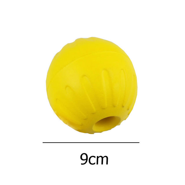 HKM-640531 Interactive EVA Rubber Dog Toy for Outdoor Play and Training - Frisbee & Pull Ring