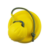 HKM-640531 Interactive EVA Rubber Dog Toy for Outdoor Play and Training - Frisbee & Pull Ring
