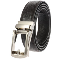 HKM-019923 Fashion Design Leather Automatic Buckle Belt with Adjustable Fit