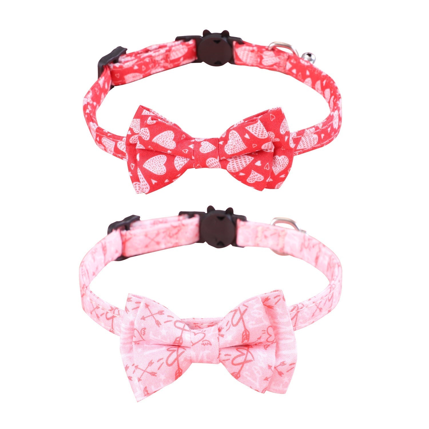 HKM-412819 Valentine's Day Pet Leash Bow Tie with Heart Pattern