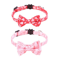 HKM-412819 Valentine's Day Pet Leash Bow Tie with Heart Pattern