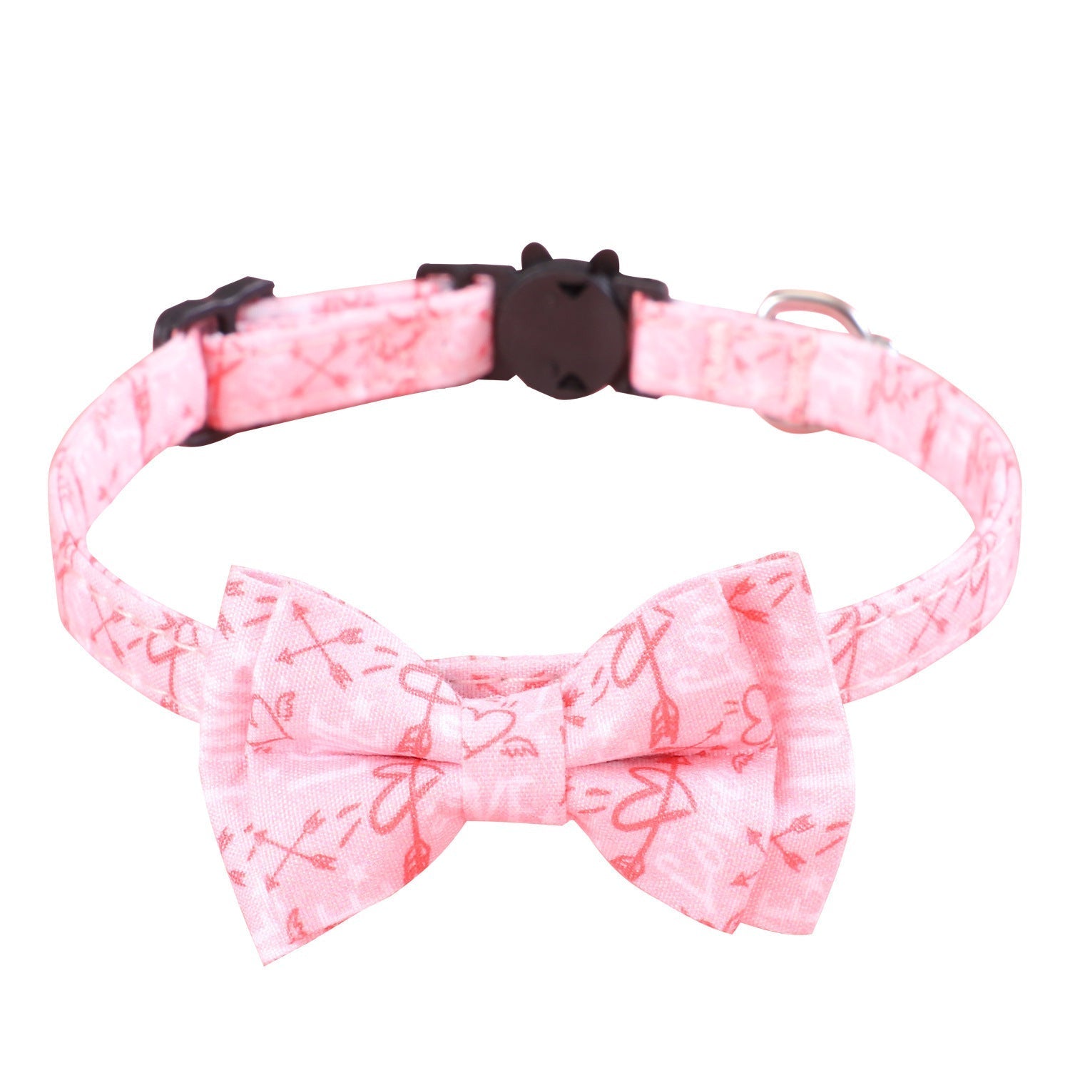 HKM-412819 Valentine's Day Pet Leash Bow Tie with Heart Pattern