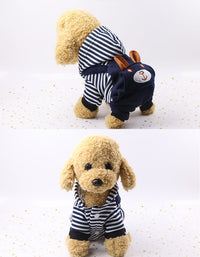 HKM-013523 Rabbit Costume for Pets - Cloth Material, British Style, Unisex Design, Available in Multiple Sizes