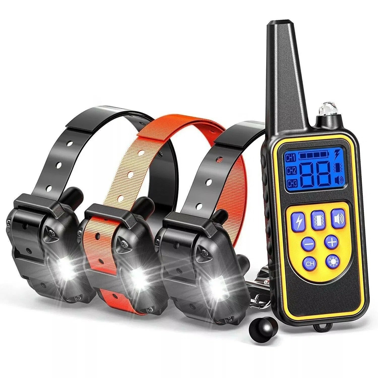 JMT-327754 Rechargeable Waterproof Remote Dog Training Collar with 3000 FT Range