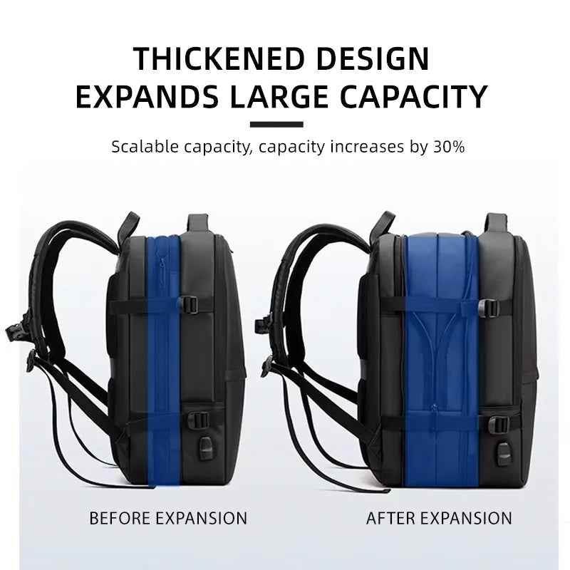 KTX-031635 Waterproof 17-Inch Laptop Backpack with Custom Logo Space and Multiple Compartments