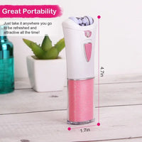 HKM-235987 Cordless Women's Epilator with LED Light and 9 Tweezers for Body and Facial Hair Removal