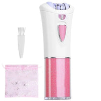 HKM-235987 Cordless Women's Epilator with LED Light and 9 Tweezers for Body and Facial Hair Removal