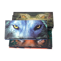HKM-031635 Explorer Eyeshadow Palette - 12 Color Animal-Themed Shades: Piglet, Tiger, Crocodile, Ice Wolf