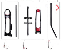 HKM-141587 L-Shaped Detachable Bicycle Repair and Display Stand for Mountain Bikes