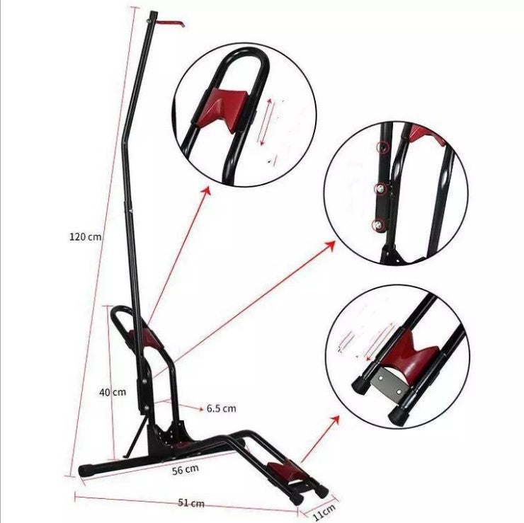 HKM-141587 L-Shaped Detachable Bicycle Repair and Display Stand for Mountain Bikes