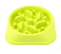 HKM-780627 Eco-Friendly Anti-Choking Slow Feed Dog Bowl - 20.5cm Bottom Diameter, 19cm Mouth Diameter, 4.5cm Height