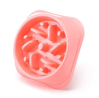 HKM-780627 Eco-Friendly Anti-Choking Slow Feed Dog Bowl - 20.5cm Bottom Diameter, 19cm Mouth Diameter, 4.5cm Height