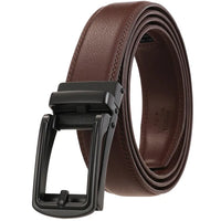 HKM-346451 Men's Leather Belt 3.0cm - Classic Design and Durable Material, Perfect for Everyday Wear