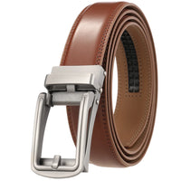 HKM-346451 Men's Leather Belt 3.0cm - Classic Design and Durable Material, Perfect for Everyday Wear