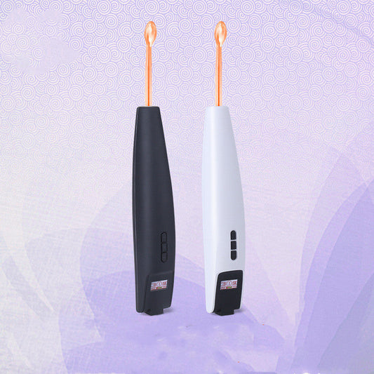 HKM-530259 High Frequency Electric Therapy Stick SC806 with Display, 10W Power, White/Black Options