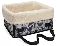HKM-592595 Portable Waterproof Foldable Dog Car Seat with Elevated Frame
