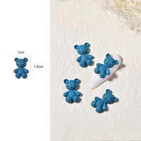 HKM-250067 Cute Cartoon Bear Nail Drill - DIY Decoration, Three-Dimensional Design in Various Colors