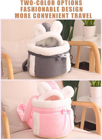 HKM-641171 Cozy Cat & Dog Carrier Backpack with Double Pockets for Travel and Comfort