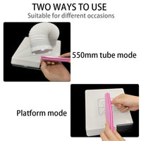 HKM-412755 Single Fan Nail Dust Vacuum Cleaner for Nail Art - White