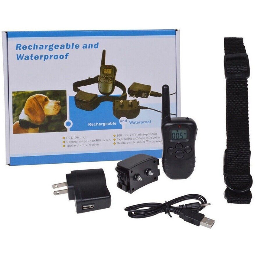 HKM-385427 Pet Training Remote Control Bark Arrester for Dogs - All Season Use, Various Plug Options Available