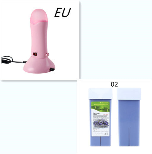 HKM-969235 Hair Removal Hot Wax Machine with 12 Color Wax and 100 Wax Papers, 40W Power