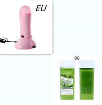 HKM-969235 Hair Removal Hot Wax Machine with 12 Color Wax and 100 Wax Papers, 40W Power