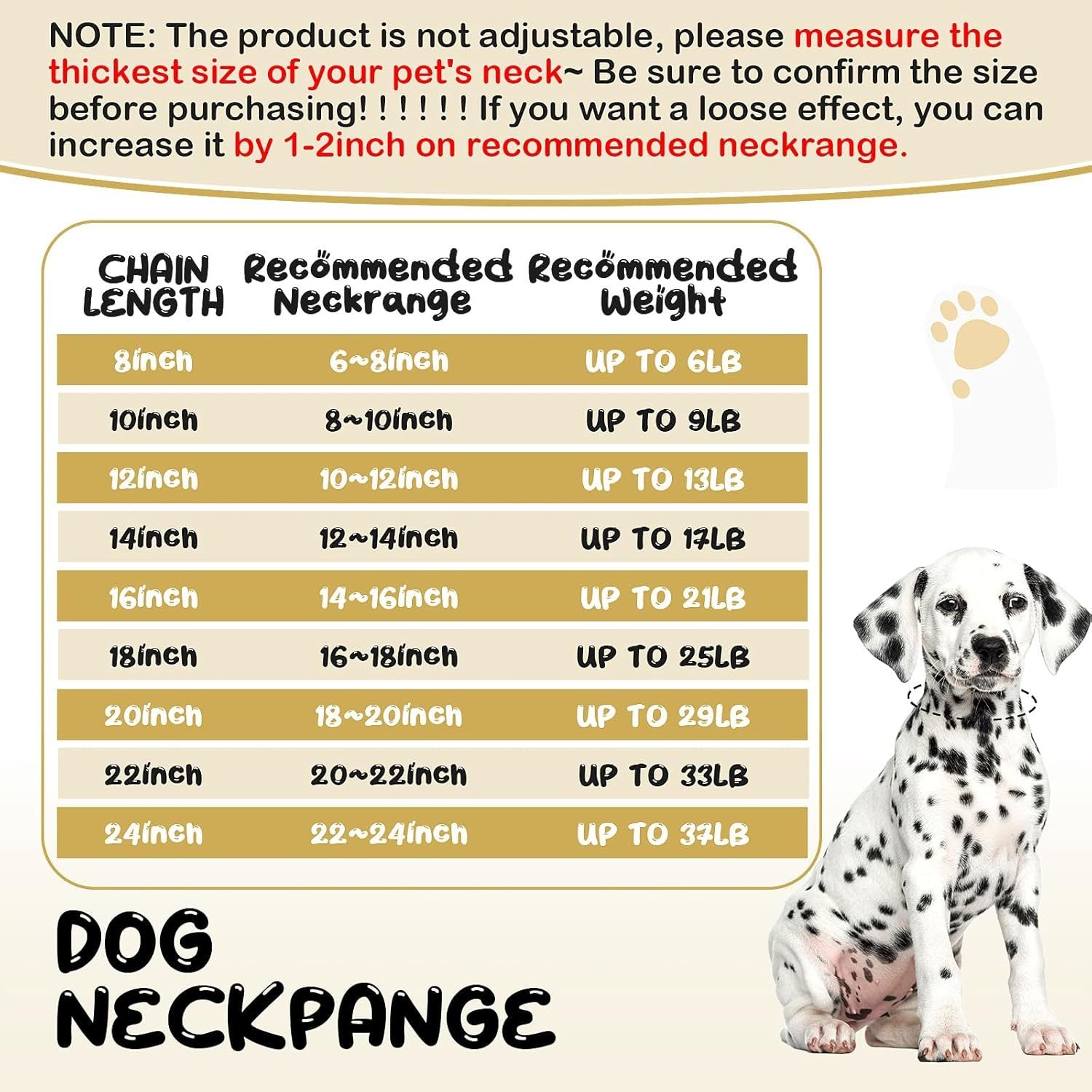 HKM-406547 Elegant Crystal Dog & Cat Necklace - Metal Chain Collar Accessories for Small, Medium, and Large Pets