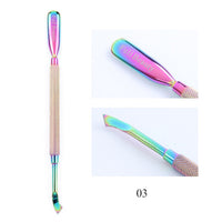 HKM-574291 Electroplated Nail Clippers with Dead Skin Fork Tweezers and Manicure Polishing Tool